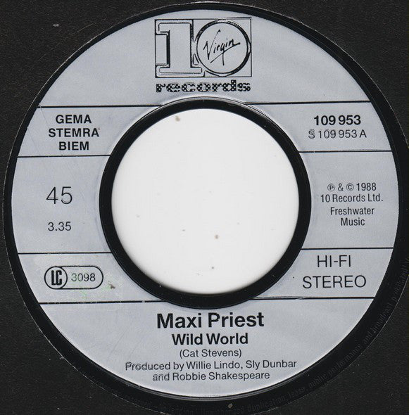 Maxi Priest : Wild World (7", Single)