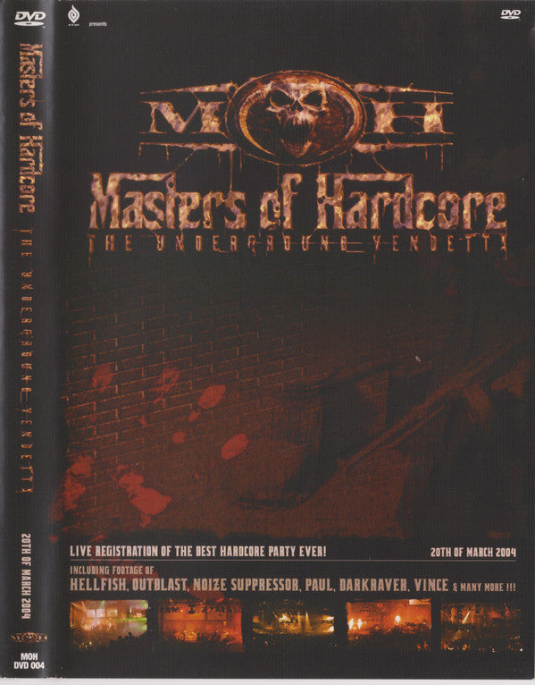 Various : Masters Of Hardcore - The Underground Vendetta (DVD)