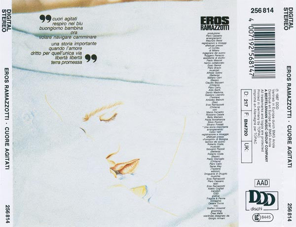 Eros Ramazzotti : Cuori Agitati (CD, Album)