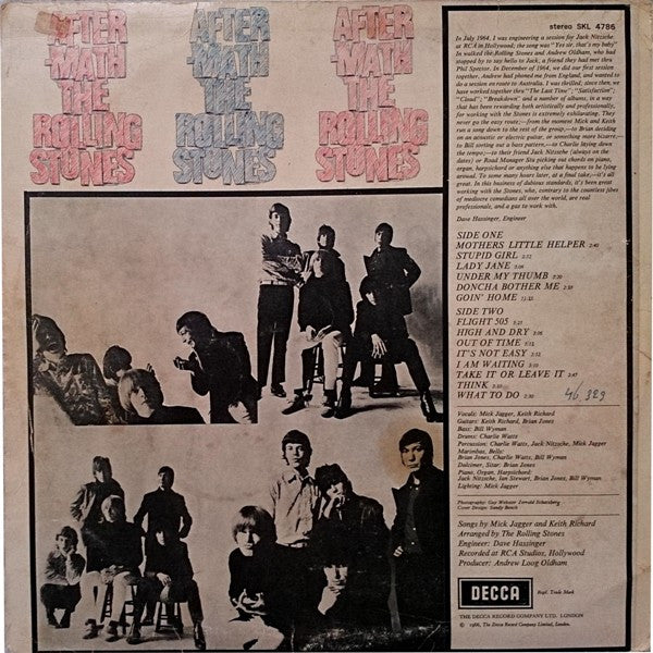 The Rolling Stones : Aftermath (LP, Album)