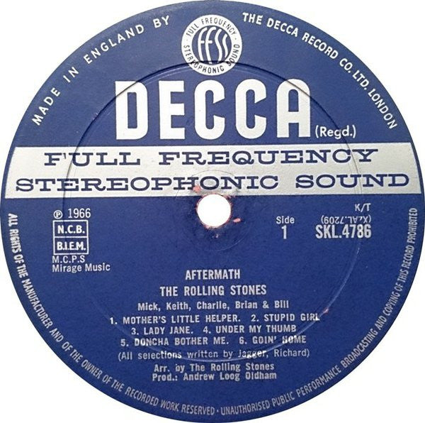 The Rolling Stones : Aftermath (LP, Album)
