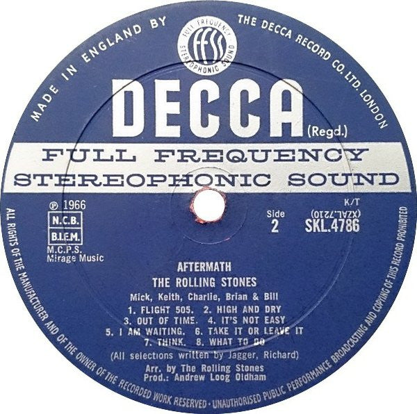 The Rolling Stones : Aftermath (LP, Album)