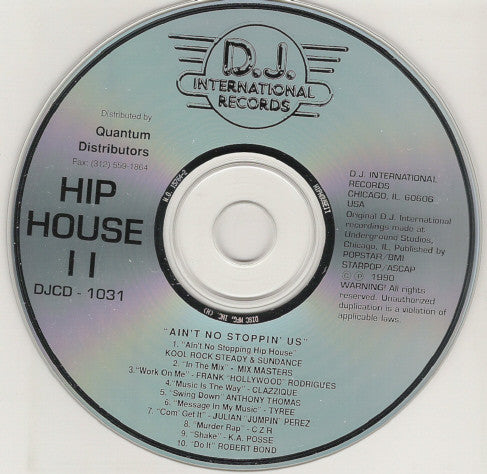 Various : Hip House 2 (CD, Comp)