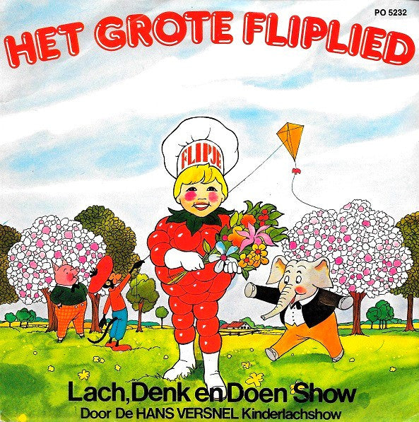De Hans Versnel Kinderlachshow : Het Grote Fliplied (7", Single)