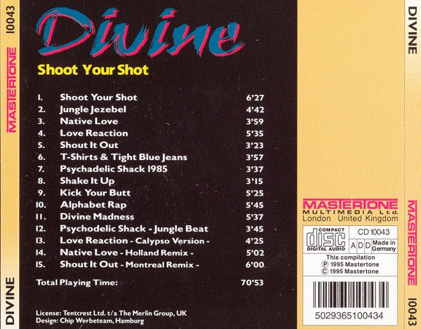 Divine : Shoot Your Shot (CD, Comp)