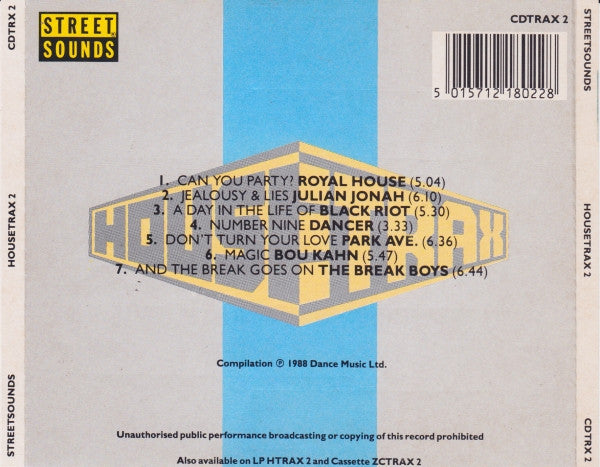 Various : House Trax 2 (CD, Comp)