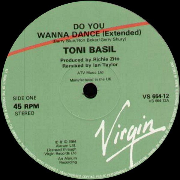 Toni Basil : Do You Wanna Dance (12")