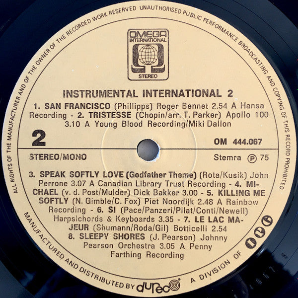 Various : International Instrumental 2 (LP, Comp)