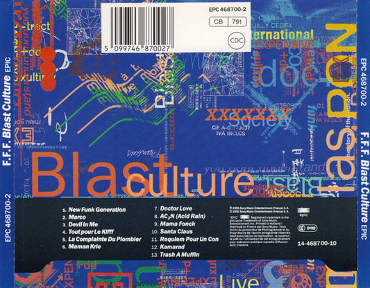 FFF (2) : Blast Culture (CD, Album)