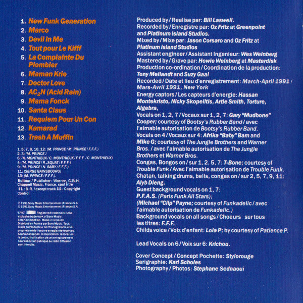 FFF (2) : Blast Culture (CD, Album)