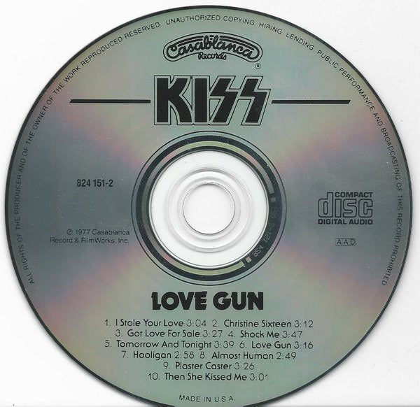 Kiss : Love Gun (CD, Album, RE)