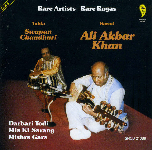 Ali Akbar Khan, Swapan Chaudhuri : Rare Artists - Rare Ragas (CD, Album)