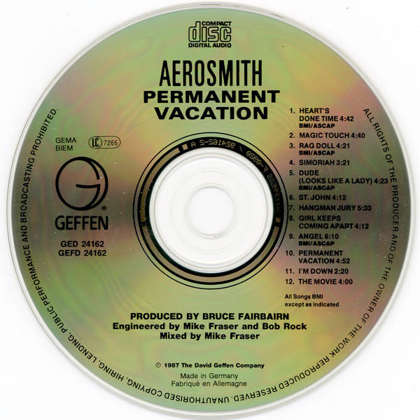 Aerosmith : Permanent Vacation (CD, Album)