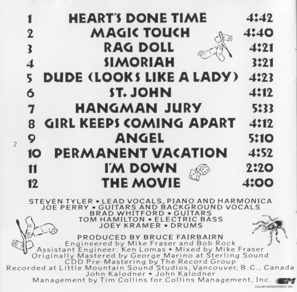 Aerosmith : Permanent Vacation (CD, Album)