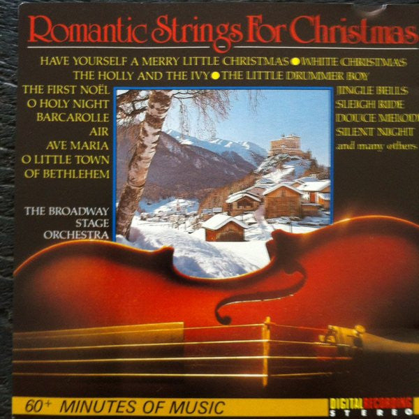 The Broadway Stage Orchestra : Romantic Strings For Christmas (CD)