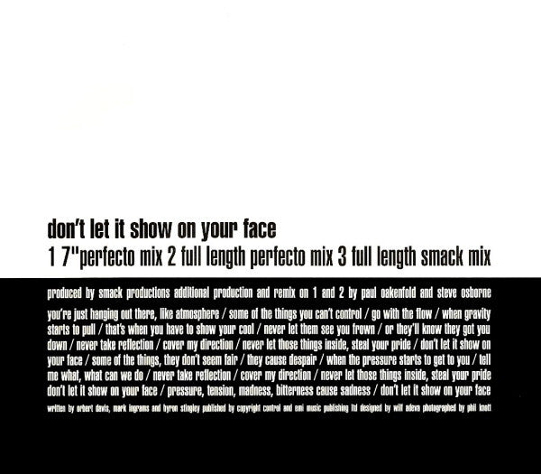 Adeva : Don't Let It Show On Your Face (CD, Single)