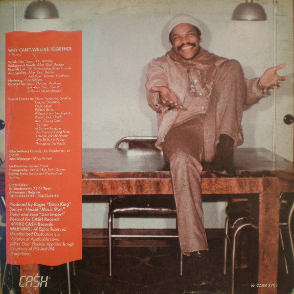 Mike Anthony : Why Can't We Live Together... (12")