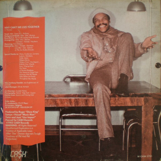 Mike Anthony : Why Can't We Live Together... (12")