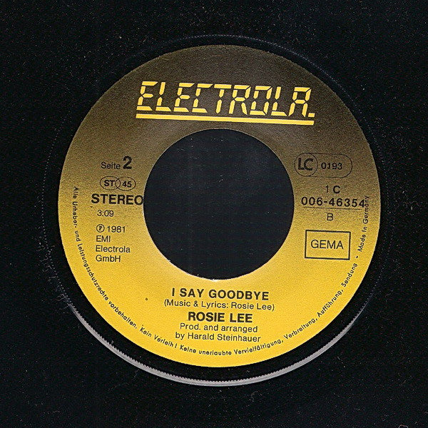 Rosie Lee (2) : Like Lightnin' (7", Single)