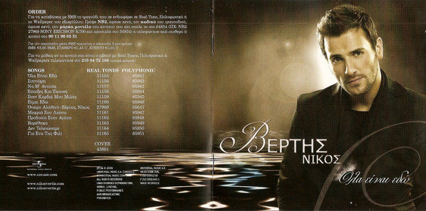Νίκος Βέρτης : Όλα Είναι Εδώ (CD, Album)