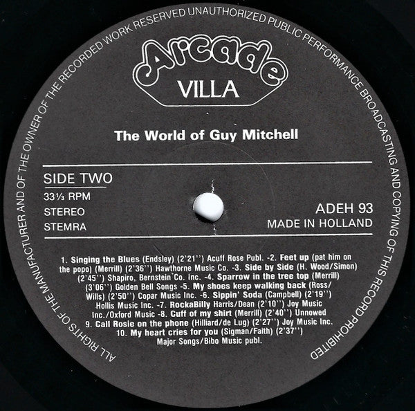 Guy Mitchell : The World Of Guy Mitchell (LP, Comp)