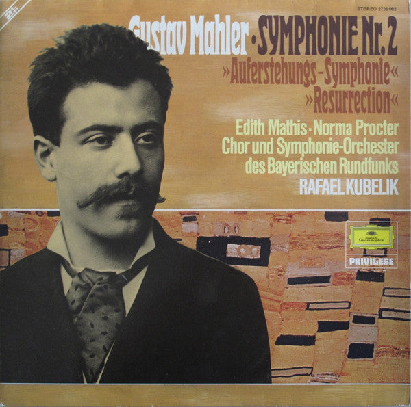 Gustav Mahler - Edith Mathis, Norma Procter, Chor Des Bayerischen Rundfunks Und Symphonie-Orchester Des Bayerischen Rundfunks, Rafael Kubelik : Symphonie Nr. 2 (»Auferstehungs-Symphonie« = »Resurrection«) (2xLP, Album, RE)