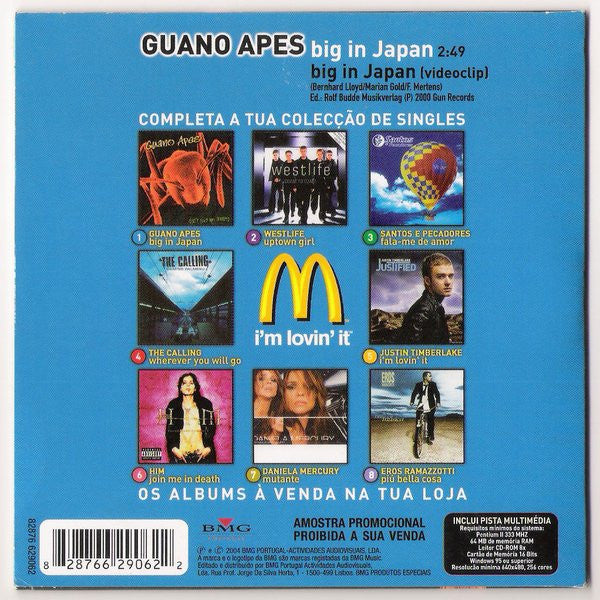 Guano Apes : Big In Japan (CD, Single, Promo)