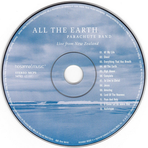 The Parachute Band : All The Earth (Live From New Zealand) (CD, Album)