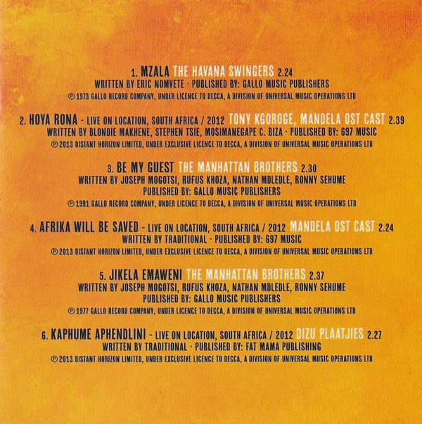 Various : Mandela: Long Walk To Freedom (Original Motion Picture Soundtrack) (CD, Comp)