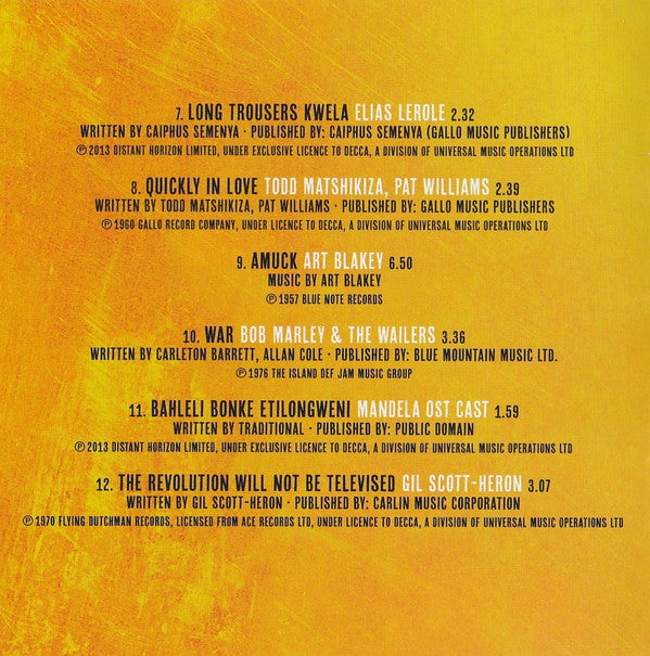 Various : Mandela: Long Walk To Freedom (Original Motion Picture Soundtrack) (CD, Comp)