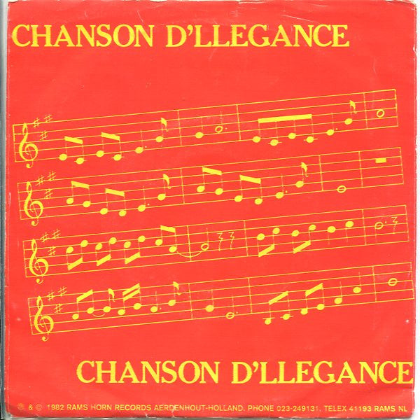 D'llegance : Chanson D'llegance (7", Single)