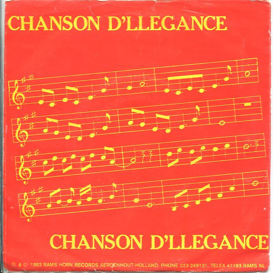 D'llegance : Chanson D'llegance (7", Single)
