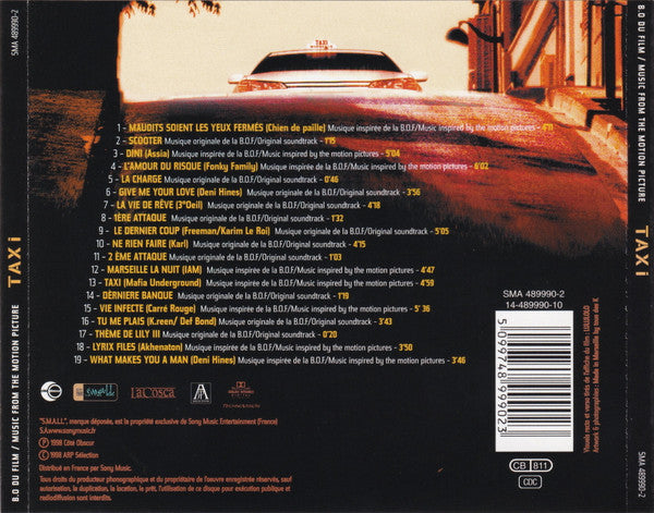 Various : Taxi - B.O. Du Film (CD, Album, Comp)