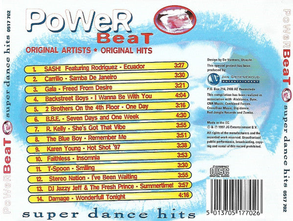 Various : Power Beat: Super Dance Hits (CD, Comp)