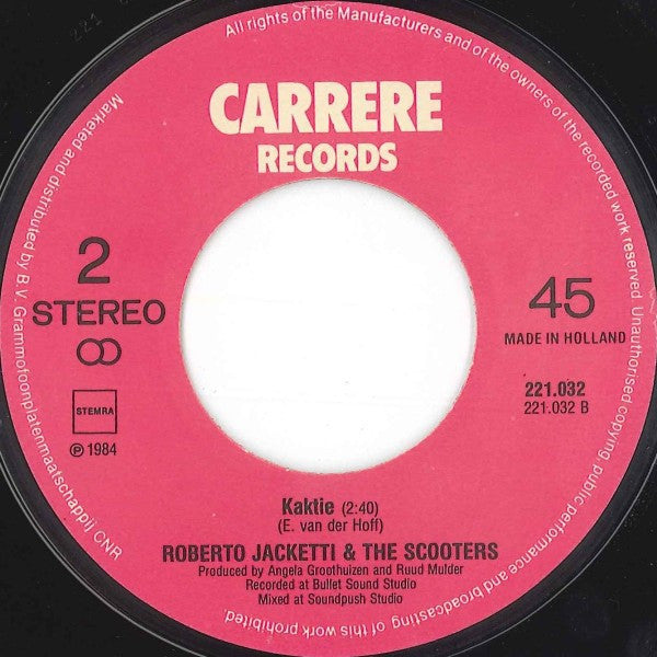 Roberto Jacketti & The Scooters : I Save The Day (7", Single)