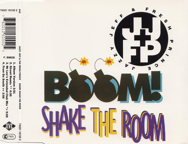 DJ Jazzy Jeff & The Fresh Prince : Boom! Shake The Room (CD, Maxi)