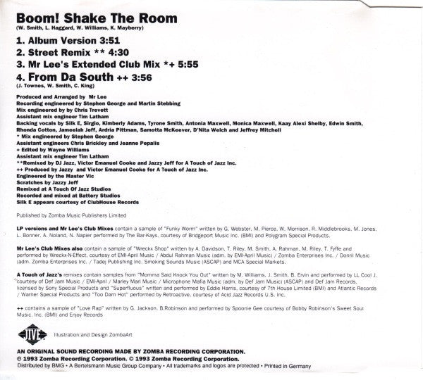 DJ Jazzy Jeff & The Fresh Prince : Boom! Shake The Room (CD, Maxi)