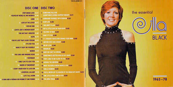 Cilla Black : The Essential Cilla Black 1963-1978 (2xCD, Album, Comp)