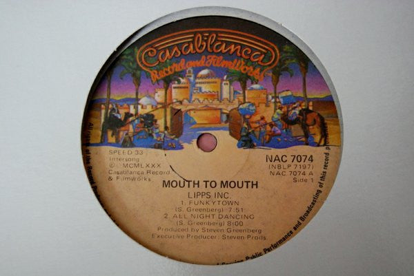 Lipps, Inc. : Mouth To Mouth (LP, Album)