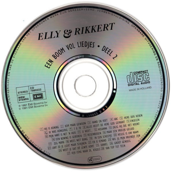 Elly & Rikkert : Een Boom Vol Liedjes Deel 2 (CD, Comp)