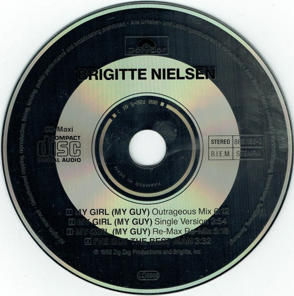 Brigitte Nielsen : My Girl (My Guy) (CD, Maxi)