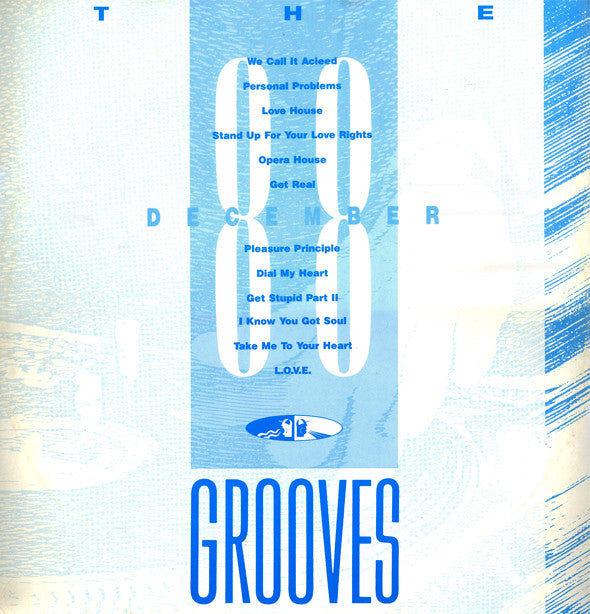 Various : The Grooves - December 88 (LP, Comp)