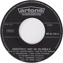 De Selvera's : Kerstfeest Met De Selvera's (7", Single)