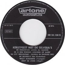 De Selvera's : Kerstfeest Met De Selvera's (7", Single)