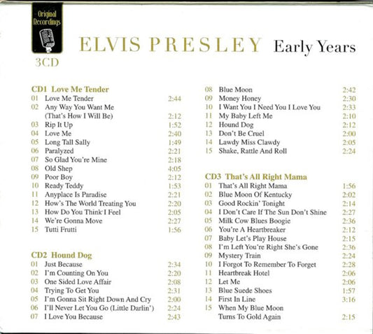 Elvis Presley : Early Years (CD, Comp + CD, Comp + CD, Comp + Box)