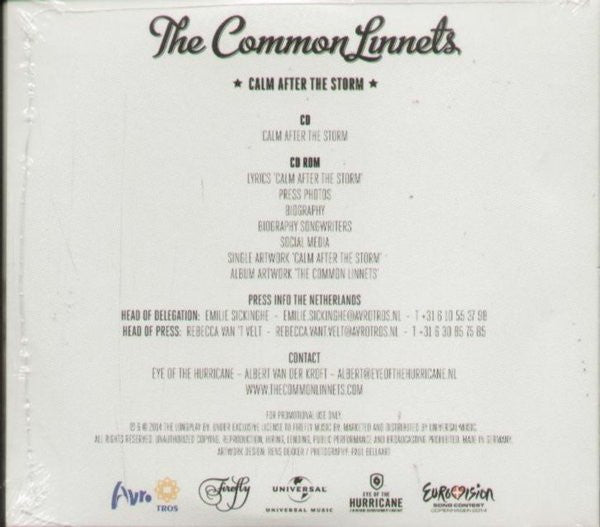 The Common Linnets : Calm After The Storm (CD, Single + CD-ROM + Promo)