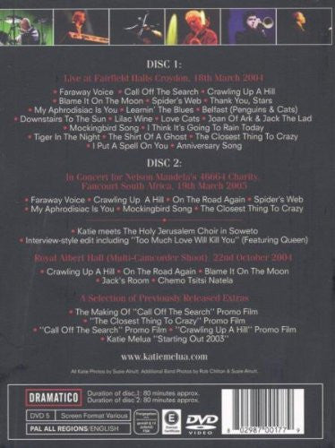 Katie Melua : On The Road Again (2xDVD-V, PAL)