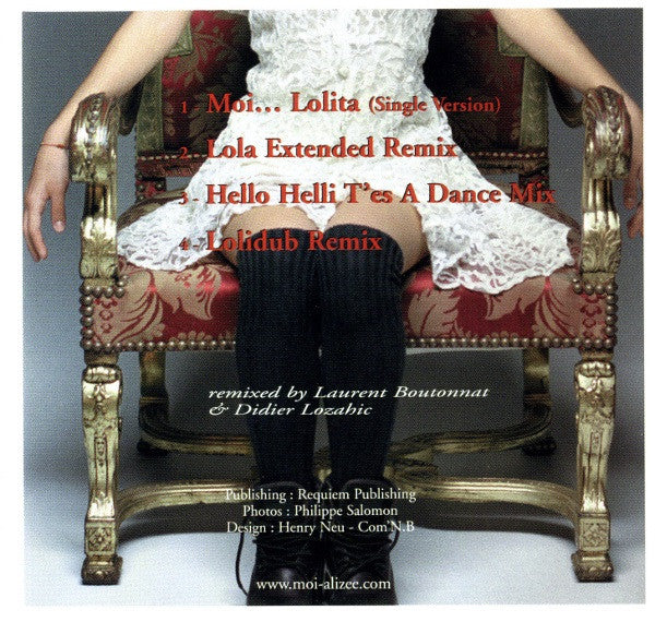Alizée : Moi… Lolita (Remixes) (CD, Maxi)