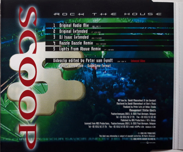 Scoop : Rock The House (CD, Maxi, Enh)