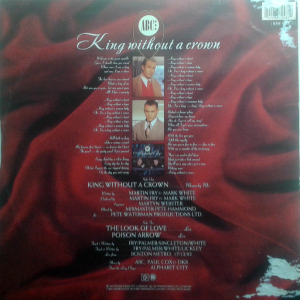 ABC : King Without A Crown (12", Single)